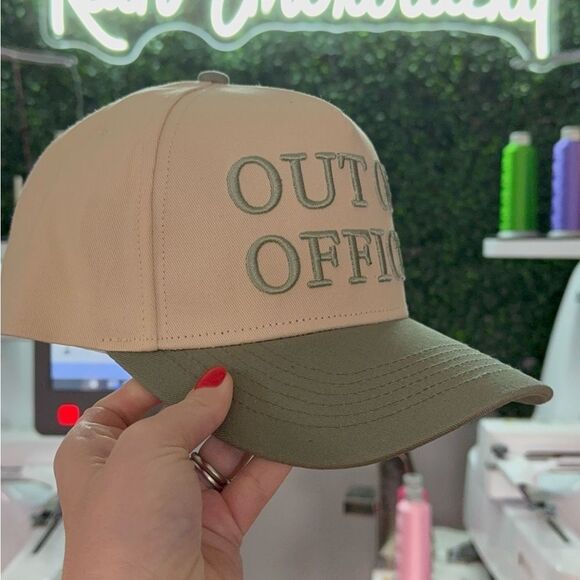 OUT OF OFFICE - Vintage Embroidered Hat - Picture 5 of 6